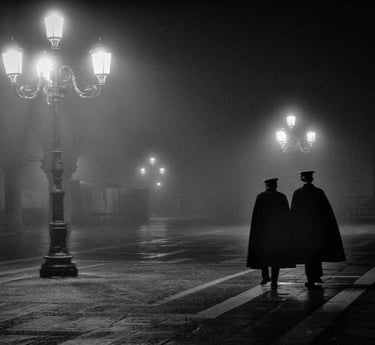 Sailors in the Night by Fe Knight- 2024 Photography Winner for Best Cinematic Image