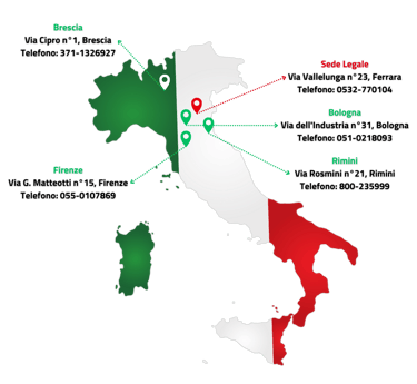 Cartina Unità Locale EdilCoopBo