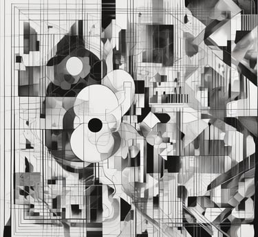 A small, white humanoid robot with blue accents, including eyes, mouth, and a circular badge with the letters 'AI' on its chest, is positioned in front of a blue laptop on a metallic surface. The robot has a simple, smooth design with two cylindrical arms and a small antenna on top.