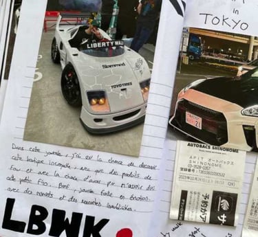 Exemple d'intérieur du Cars Hunter avec des photos de voiture