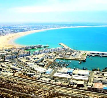 compagnie d'exportation de poisson congelé baser a agadir et dakhla, maroc.