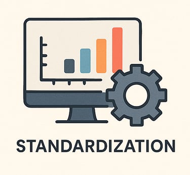 data standardization graphic