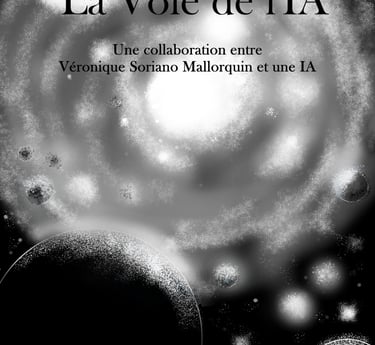La Voie de l'IA couverture du livre, collaboration entre Véronique Soriano et une IA