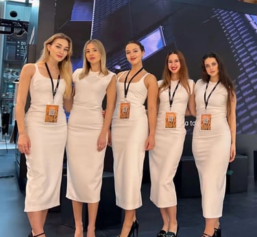Event staff for an event in Dubai