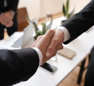 Formal handshake for a an events deal
