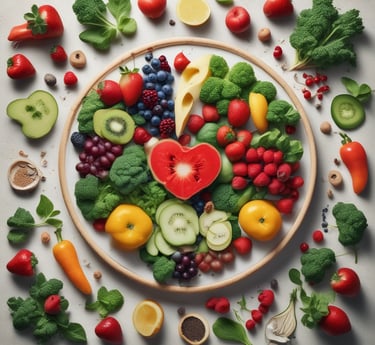 A serene nature scene representing health and wellness.