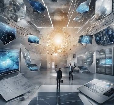 A tablet screen displaying a Ticketmaster confirmation page for a concert ticket purchase. The upper section features a blue banner with white text saying 'You're in! Here's what you ordered.' Below is a collage of colored images showing different portraits of a woman in varying styles and is associated with a concert tour. The event details below mention a tour, location, and time.