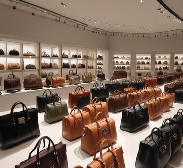 a brown leather bag