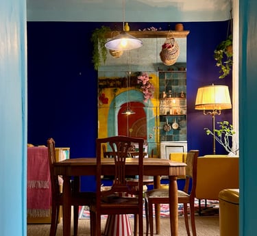 Le séjour depuis la chambre