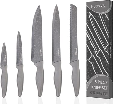 a set of knives and knives in a box