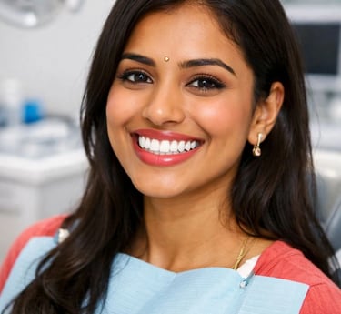 Teeth whitening process to reduce stains and discoloration