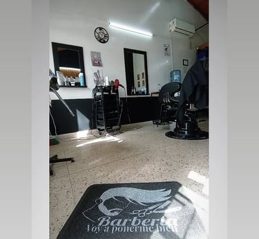 Felpudo personalizado logo peluqueria barberia ponermebien