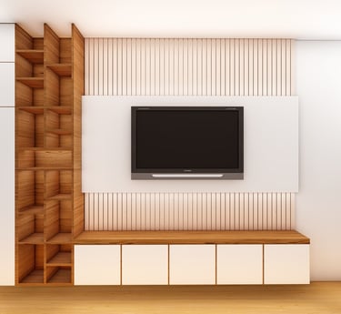 interior design tv wall london