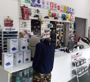 Foto interior de uno de los locales