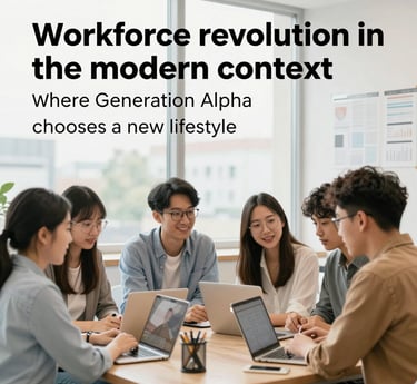 A sleek, modern dashboard screen displaying AI-powered analytics with workforce data insights and optimization graphs.