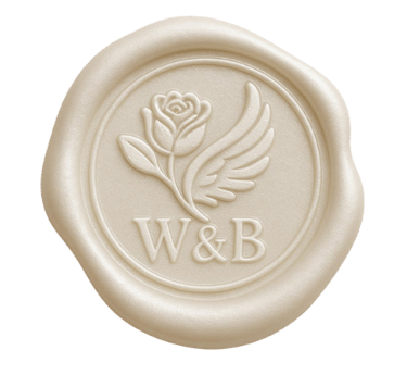 wing and bloom wax stamp