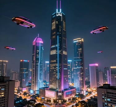 A person wearing a yellow uniform with green accents and a face mask stands in a store environment holding a smartphone displaying a logo. They have a lanyard with an ID card around their neck. To the side, a bright yellow banner promotes a shopping concept with the 'BIP BIP' logo and text in another language along with English, mentioning 'The ease of shopping anytime anywhere'. 'Tops market' is highlighted at the bottom of the banner.