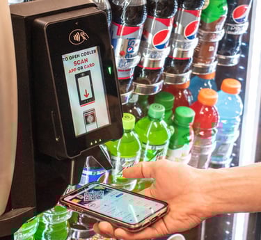Advanced payment methods for a vending machine