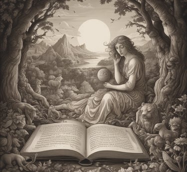 A serene image depicting a psychologist's office with calming colors.