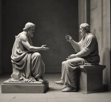 A serene image depicting a psychologist's office with calming colors.