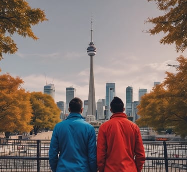 A team collaborating in a modern office environment.