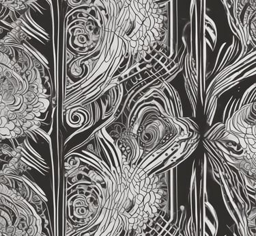 A serene mountain landscape serving as a backdrop.