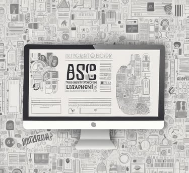 A vibrant graphic showcasing 2D and 3D animations.