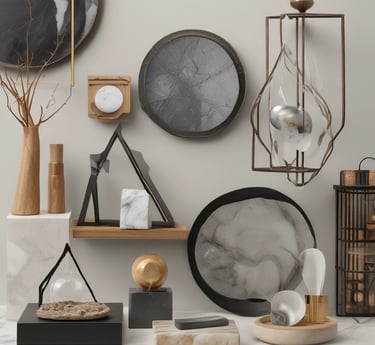 assorted wall decors