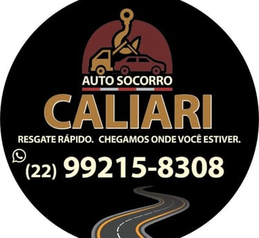 Logo da Auto Socorro Caliari - serviços de guincho e reboque na Região dos Lagos