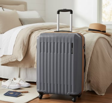 Safari Hard-Shell Wheeled Suitcase — Durable, Lightweight & Stylish Travel Luggage