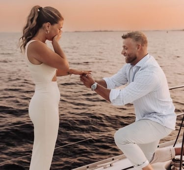 Propuesta matrimonio en yate