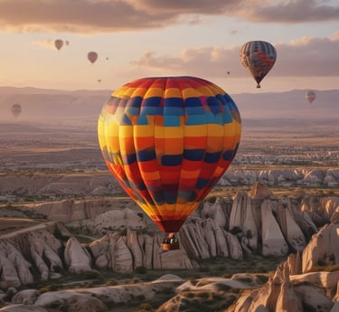 A smiling professional tour guide showing a group the historic sights of Istanbul.