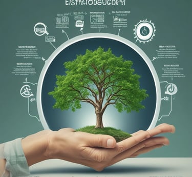 Trays of green microgreens growing in a modern vertical hydroponic indoor farm system.