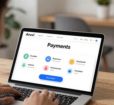 Photo of a small contractor team using tablets to organize their daily work outdoors.