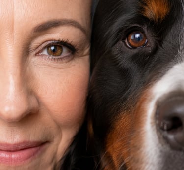 Mensch und Hund 