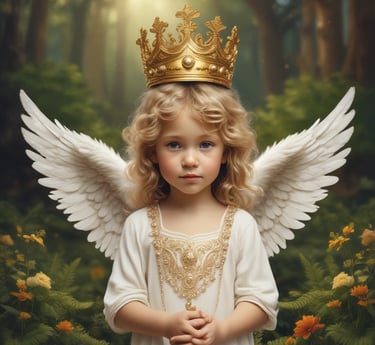 A mystical crystal ball at the center of a serene spiritual space.