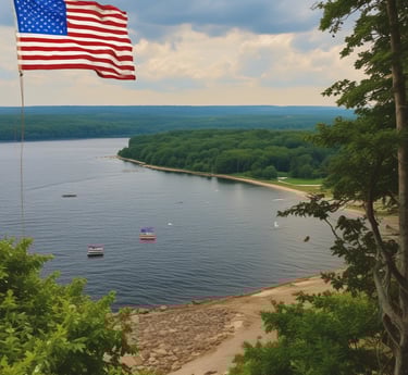 A friendly team of local cleaning professionals in branded uniforms smiling outside a Finger Lakes home.