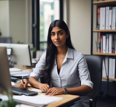 NAATI certified translator working on Hindi to English translation