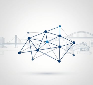 A clean, modern grid layout showing professional portraits of leadership team members with subtle shadows and rounded card edges.