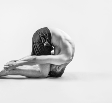 yoga rabbit pose asana