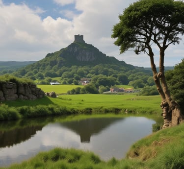 black blue and yellow textile