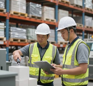 Hiring manager reviewing candidate profiles on a laptop.
