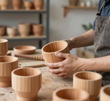 Ahşap Saksı Üretimi