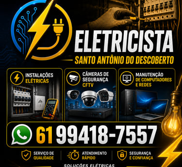 eletricista em SAD eletricista em santo antonio do descoberto