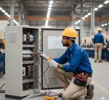 Power Red Transformers manufacturing voltage stabilizers and power control equipment in Delhi