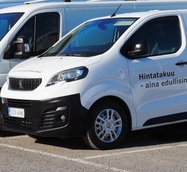 Pakettiautot - Oulun edullisin hintatakuulla