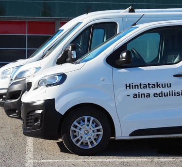 Pakettiautot - Oulun edullisin hintatakuulla