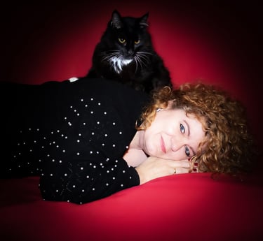 Engeldahl kunstfotografi, Norwegian art photography, private individual with cat Luke Skywalker