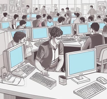 a man in a hat and a hat on a television screen