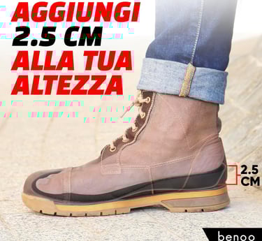 aggiungi 2.5 cm alla tua altezza